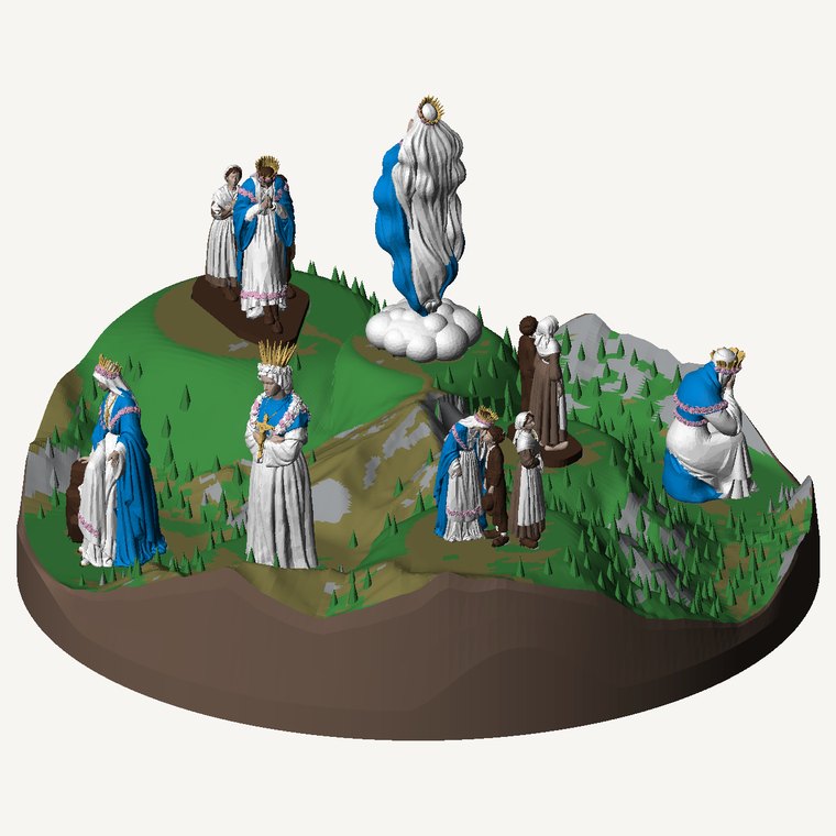 La scène de la Salette en sept stations