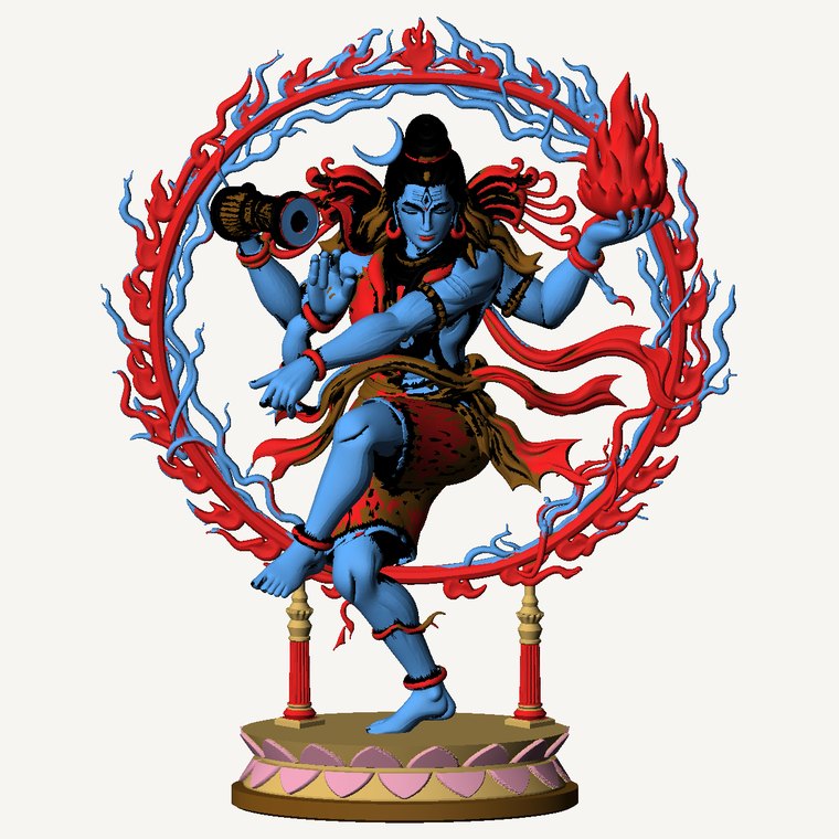 Nataraja sur son lotus