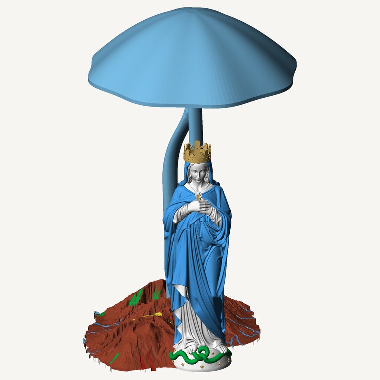 Vierge au parasol