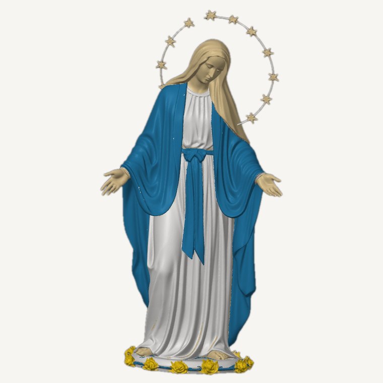 Vierge miraculeuse au cercle d'étoiles